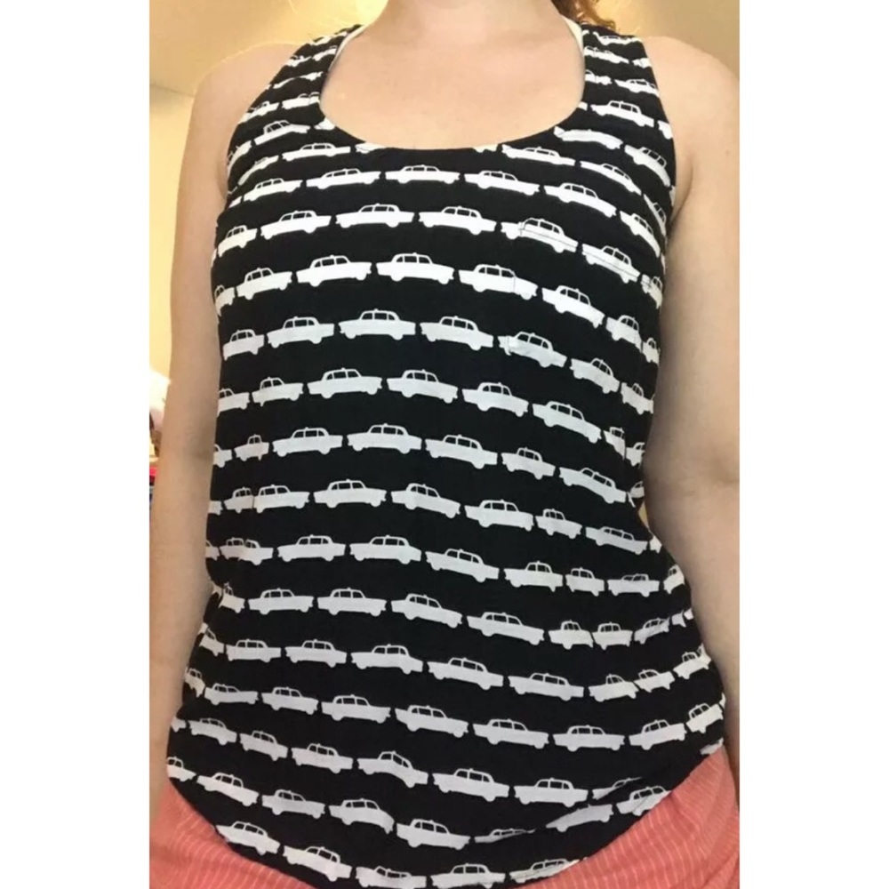 Banana Republic Tank Top Taxi Cab Cars XS Small